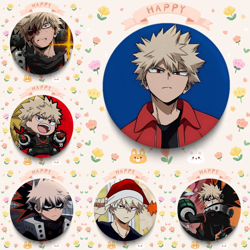 Gaming Console Buttons - Bakugou Katsuki New Brooches Soft Button