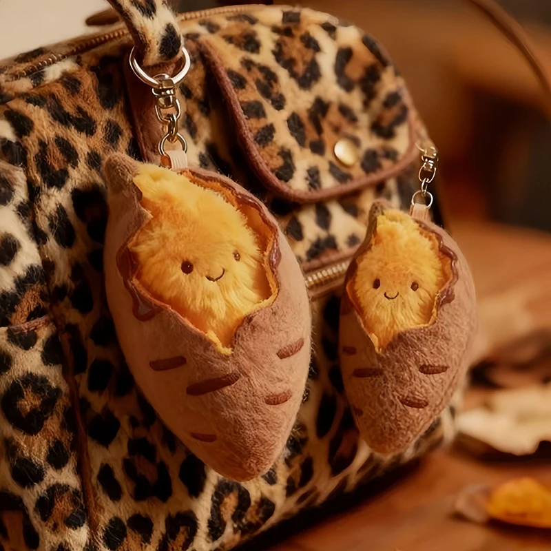 Gaming Console Keychain - Cute Creative Roasted Sweet Potato Plush