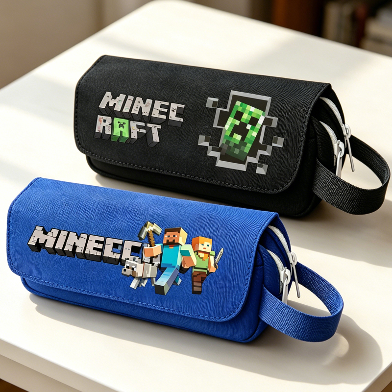 Gaming Console Minecraft - Pixel Game Pencil Case Cartoon Stationery