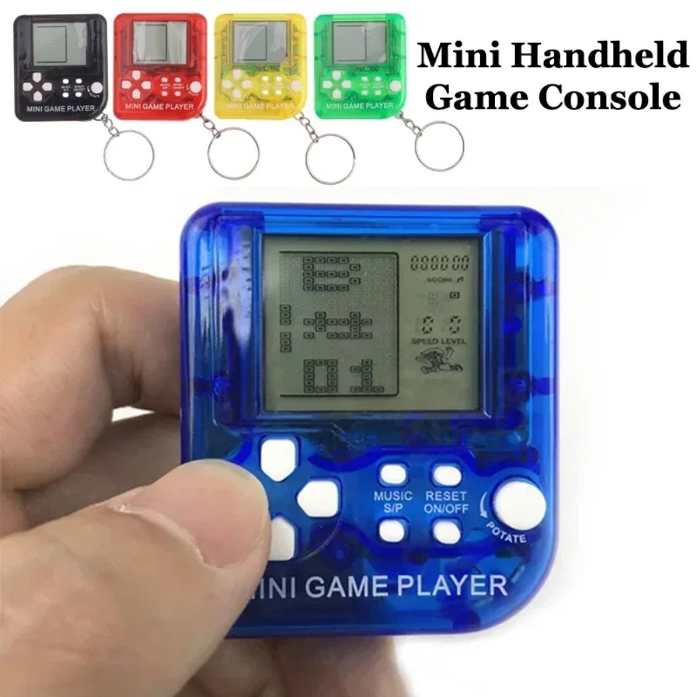 Gaming Console Keychain - Portable Mini Pocket Classic Game Machine