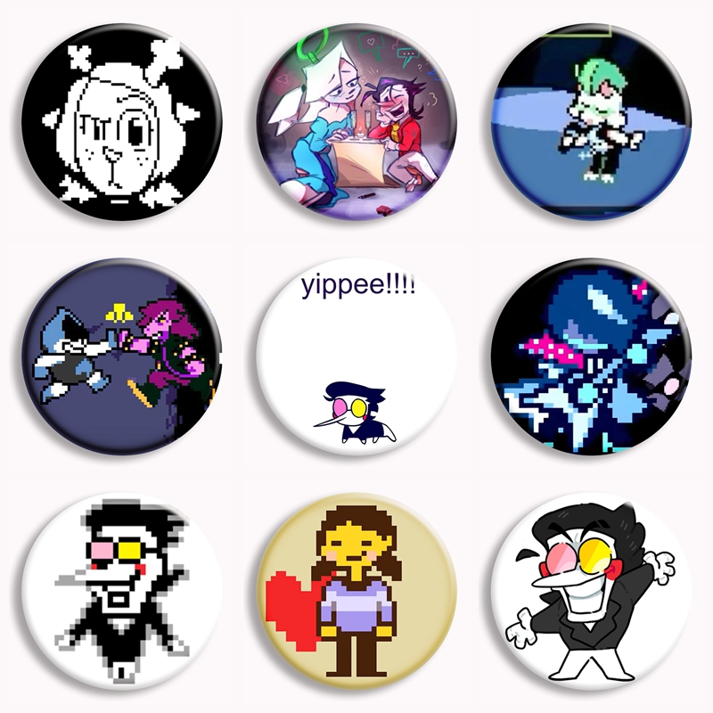 Gaming Console Buttons - Popular Game Deltarune Spamton Tenna Baby
