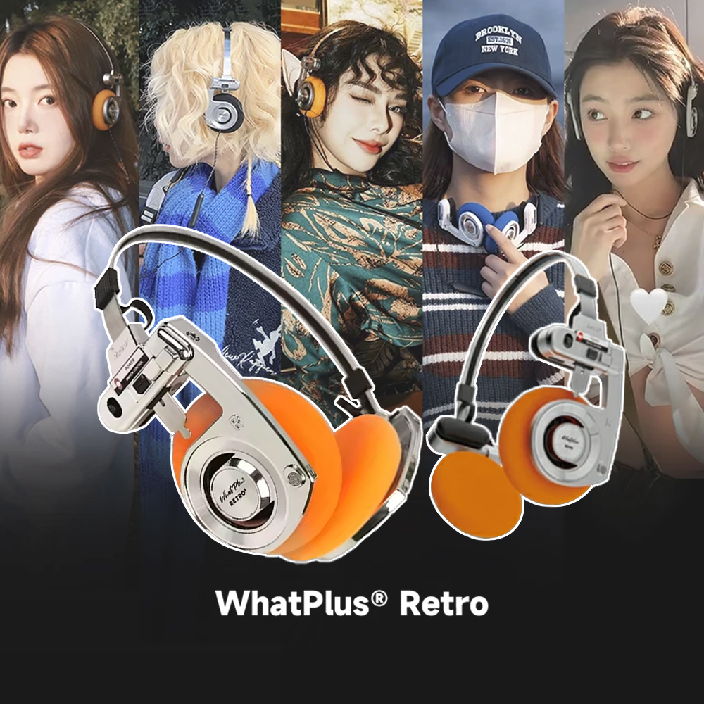 Gaming Console Case - 2026 WhatPlus RETRO R3 Bluetooth Earphones