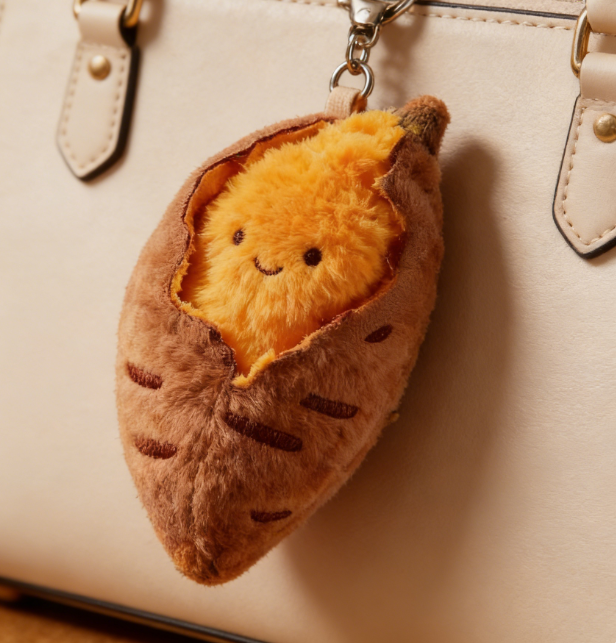 Gaming Console Keychain - New Creative Roasted Sweet Potato Plush