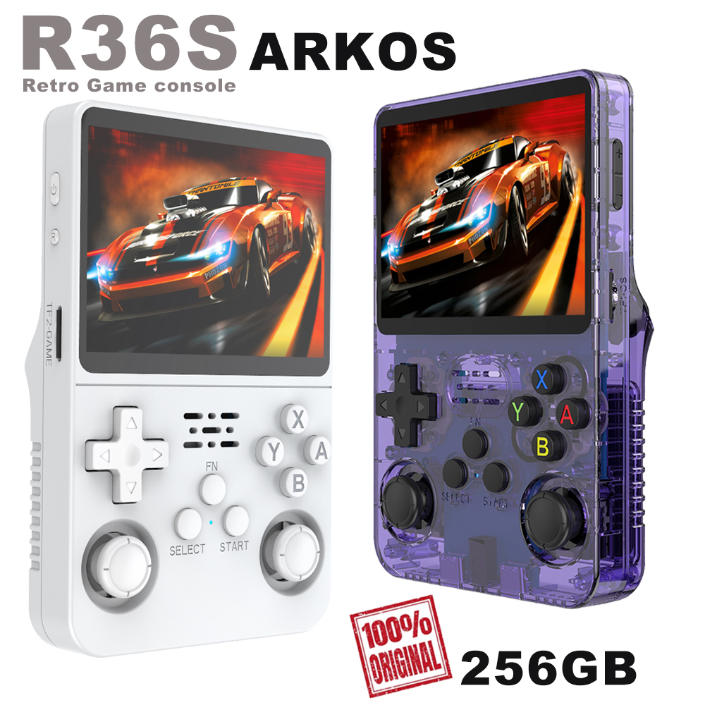 BOYHOM 256G Open Source R36S R - Gaming Console Cartoon บทวิจารณ์และราคา