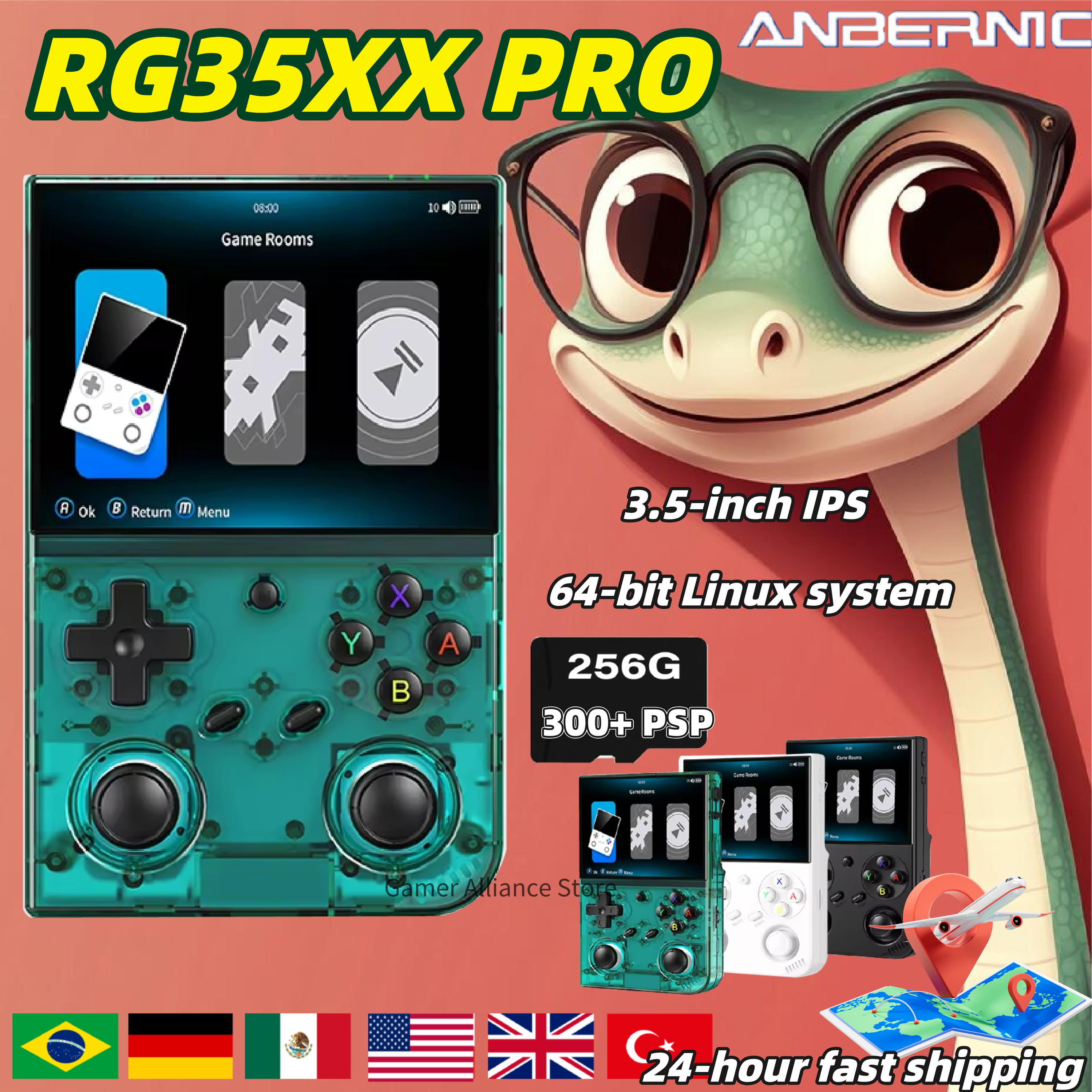 Anbernic RG 35XXPro RG35XX Pro - Gaming Console Cartoon บทวิจารณ์และราคา