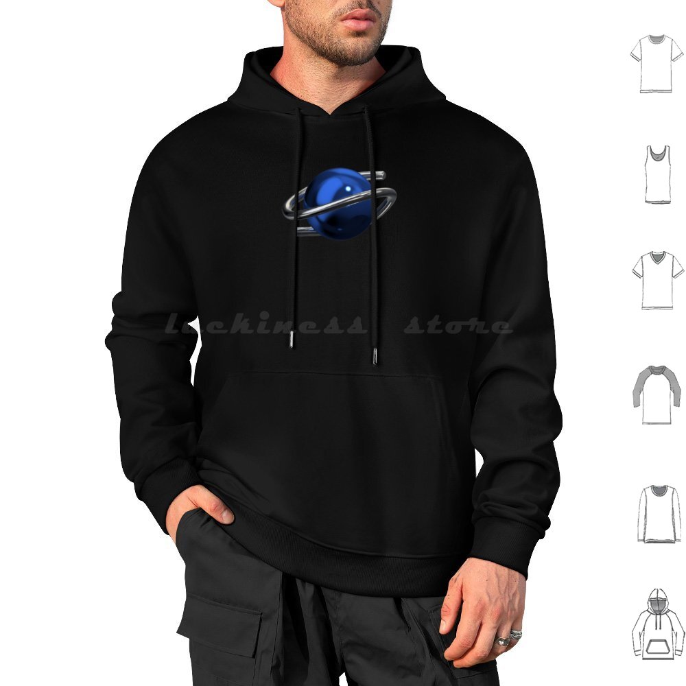 Saturn 3d Chrome Hoodies Long  - Gaming Console Generations บทวิจารณ์และราคา