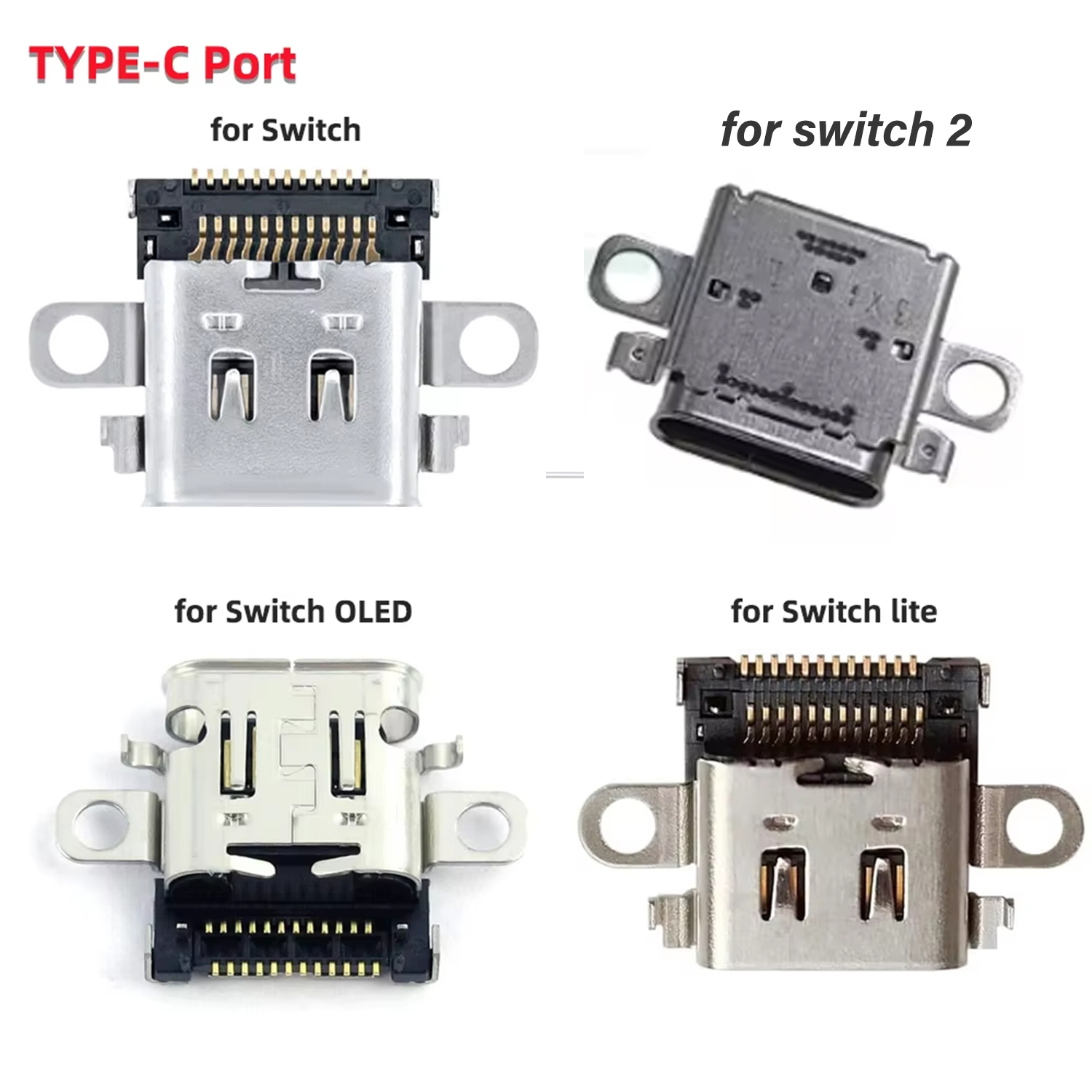 Replacement Type C Port Chargi - Gaming Console Nintendo Switch บทวิจารณ์และราคา
