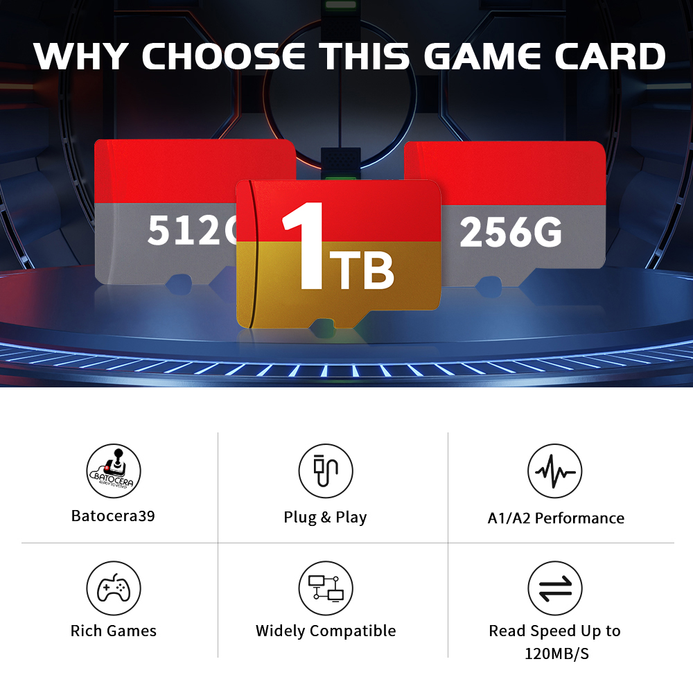 1TB Latest Batocera 39 OS TF G - Console Gaming Steam บทวิจารณ์และราคา