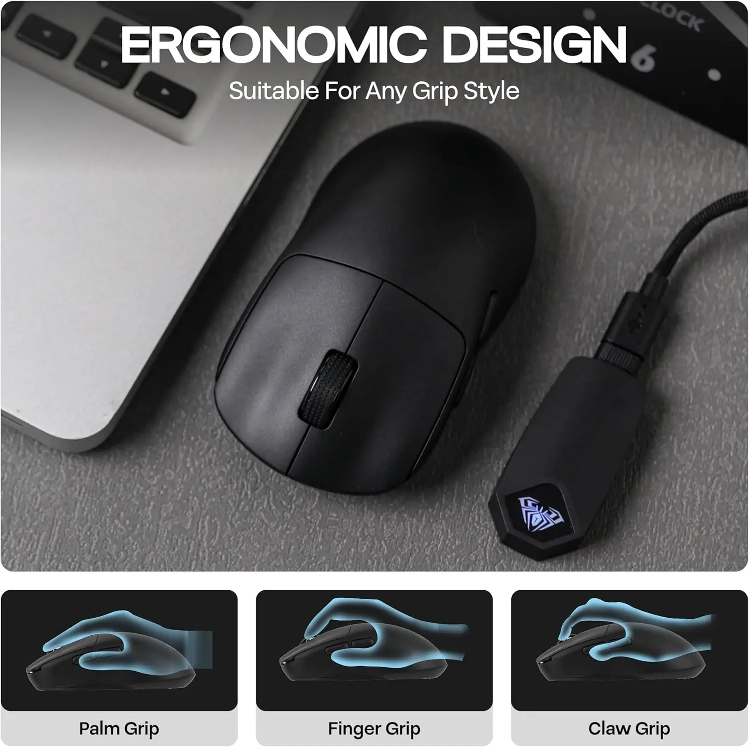 AULA SC800 Gaming Mouse USB-C  - Gaming Console Buttons บทวิจารณ์และราคา