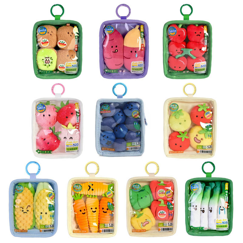 Original Plush Vegetable Fruit - Gaming Console Keychain บทวิจารณ์และราคา