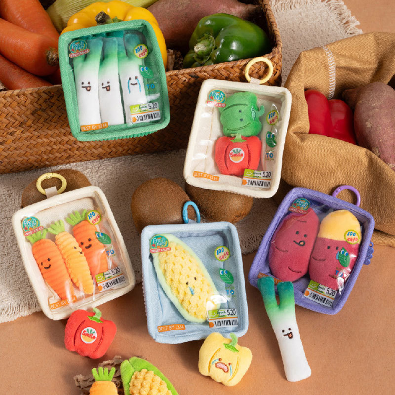 Original Plush Vegetable Fruit - Gaming Console Keychain บทวิจารณ์และราคา