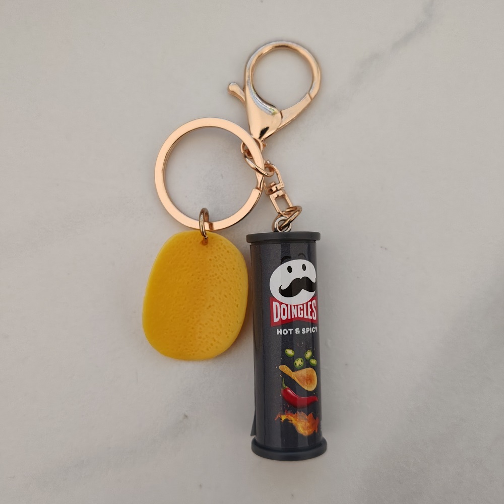 Creative Potato Chip Keychain  - Gaming Console Keychain บทวิจารณ์และราคา