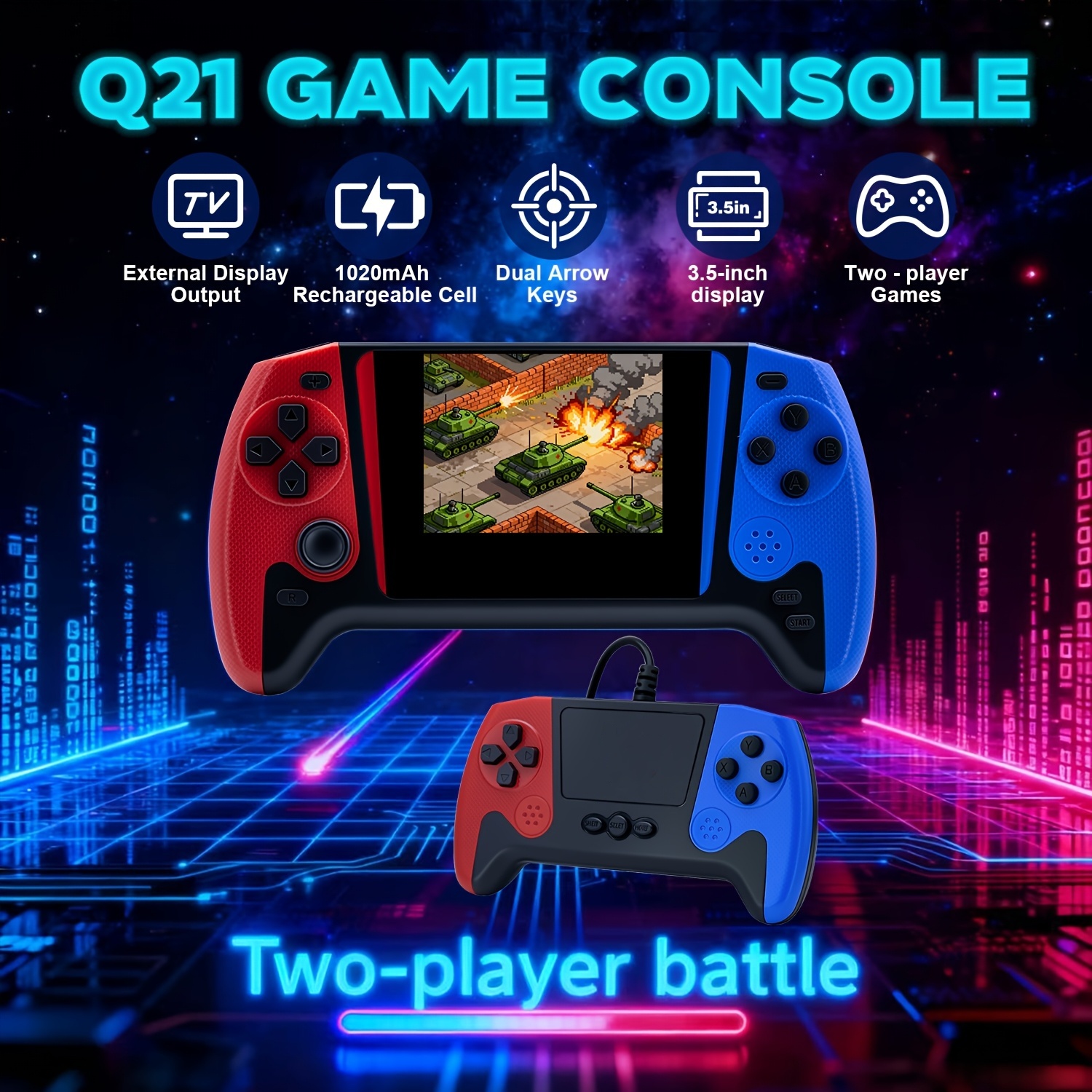 Q21 Classic Retro Handheld Gam - Q21 Gaming Console บทวิจารณ์และราคา