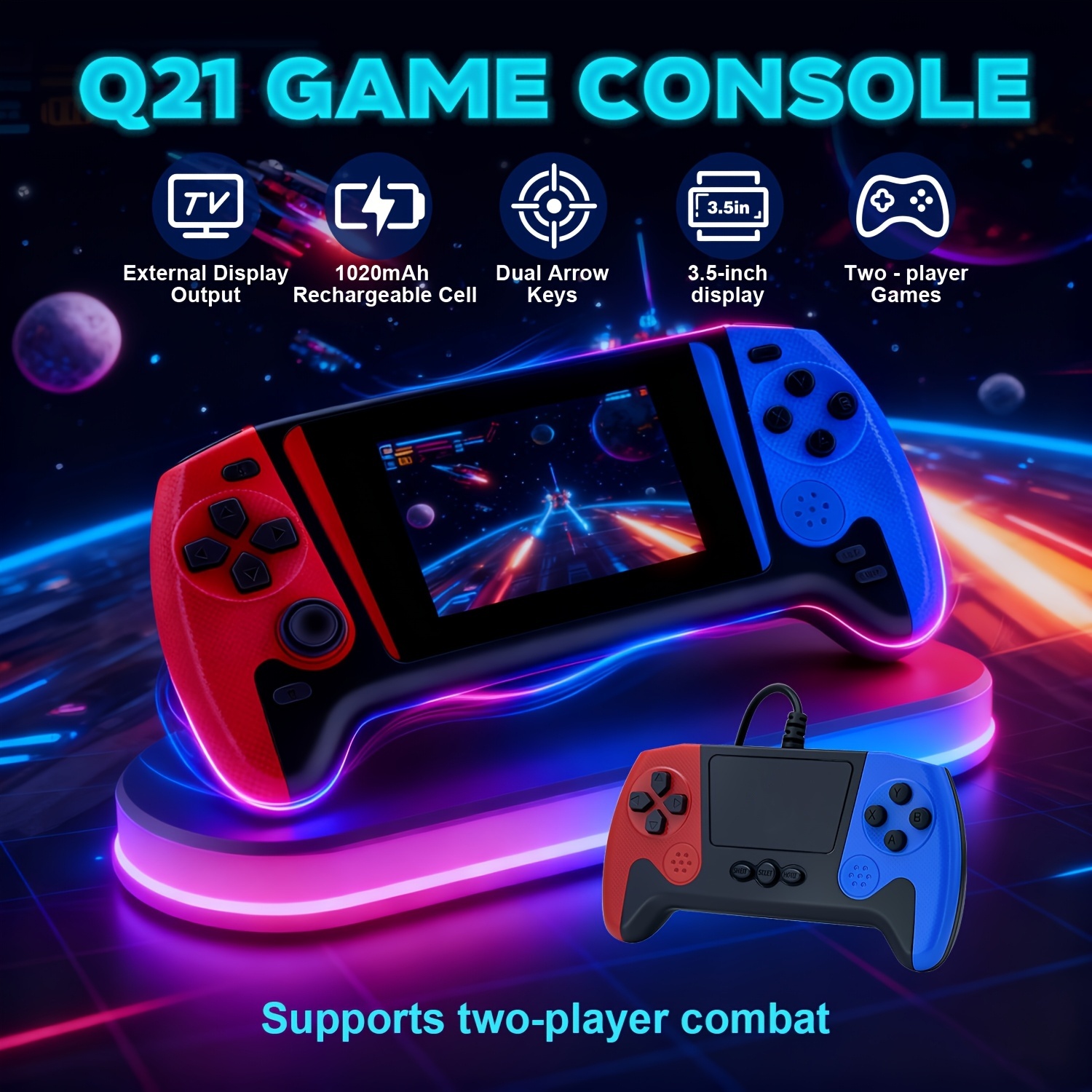 Q21 Classic Retro Handheld Gam - Q21 Gaming Console บทวิจารณ์และราคา