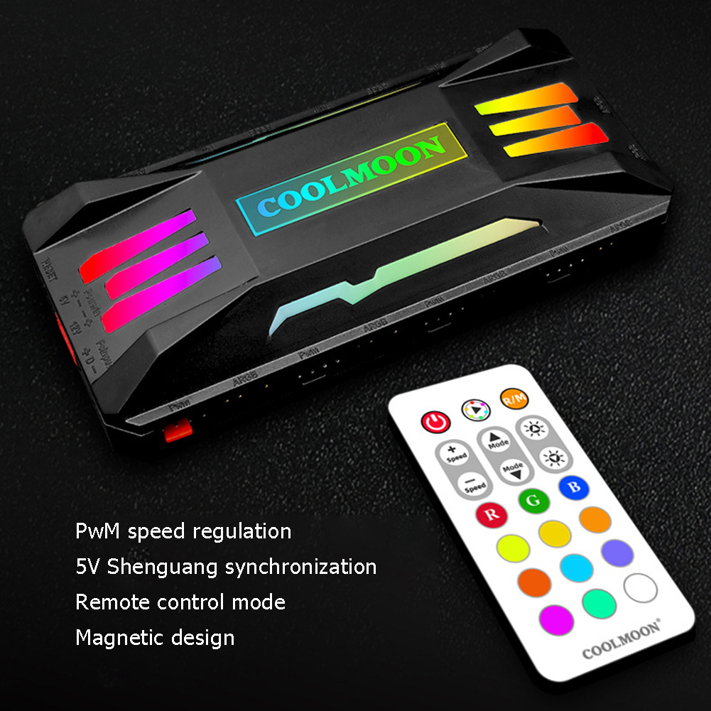 COOLMOON RGB Controller 4Pin P - Gaming Console Cartoon บทวิจารณ์และราคา