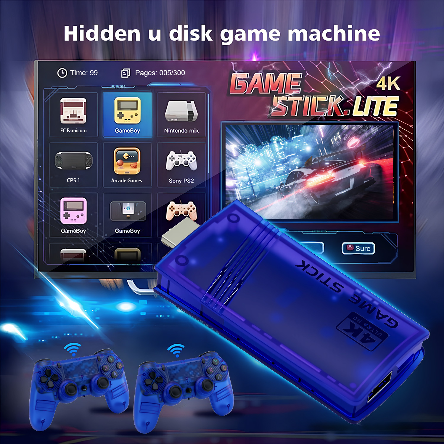 The GS5mini retro game console - Gaming Console Definition บทวิจารณ์และราคา
