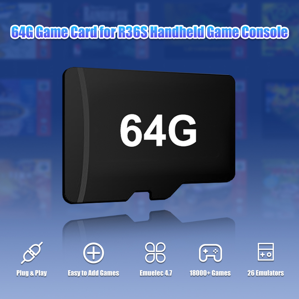64G Game TF Card for R36S Vide - Gaming Console Psp บทวิจารณ์และราคา