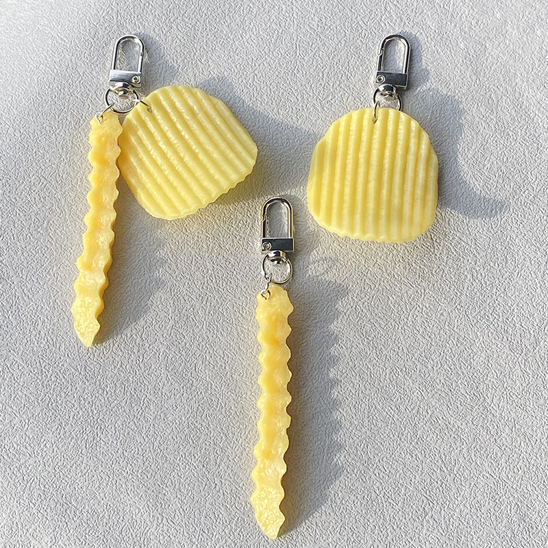 3D Delicious Fried Food Keycha - Gaming Console Keychain บทวิจารณ์และราคา
