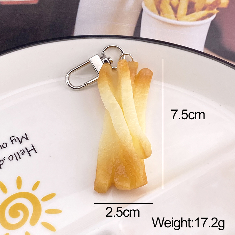 3D Delicious Fried Food Keycha - Gaming Console Keychain บทวิจารณ์และราคา