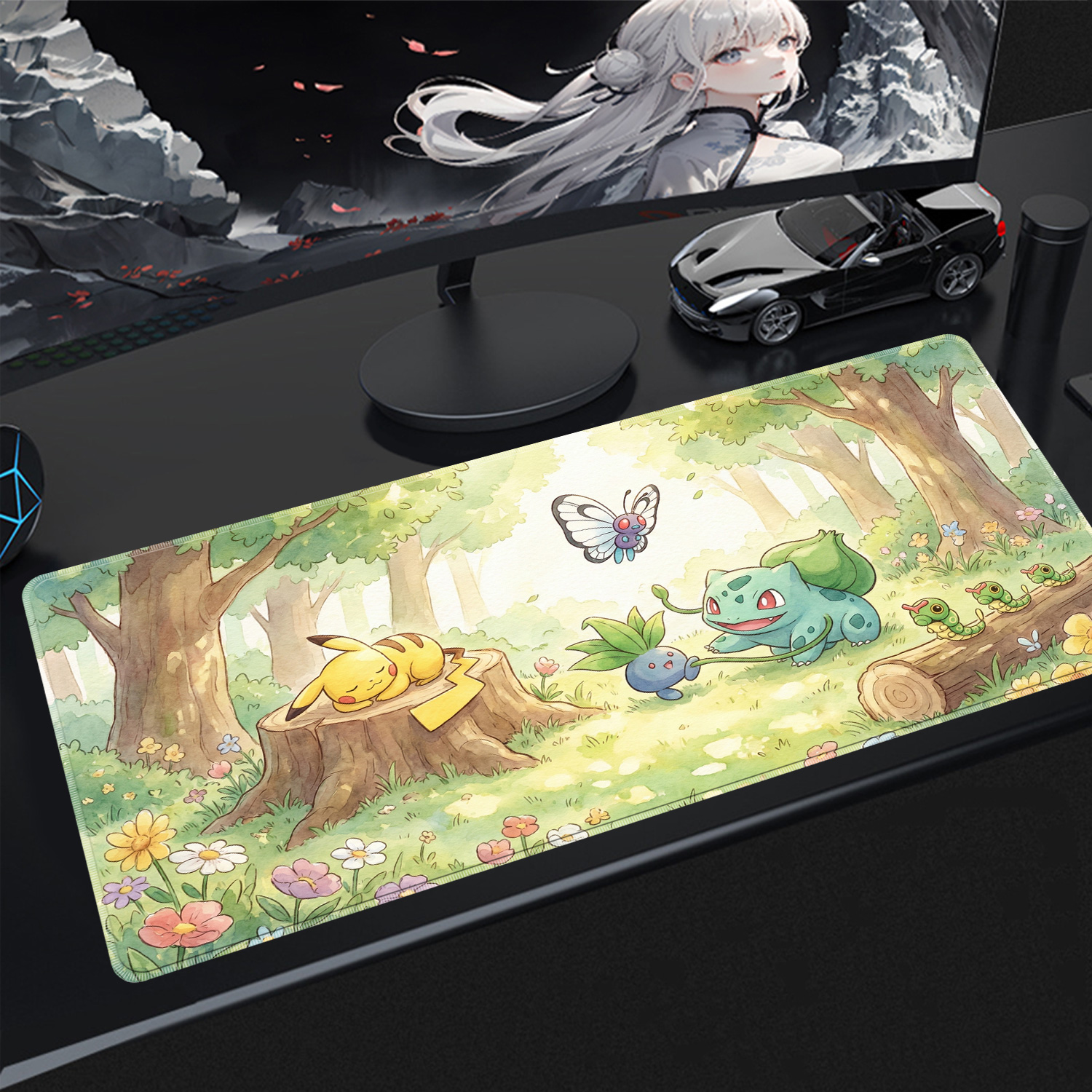 Kawaii Mouse Pad Gaming PC Acc - Pad Gaming Console บทวิจารณ์และราคา