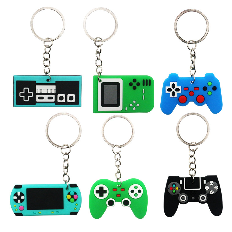 6/12PCS PVC Keychain Gamepad G - Gaming Console Keychain บทวิจารณ์และราคา