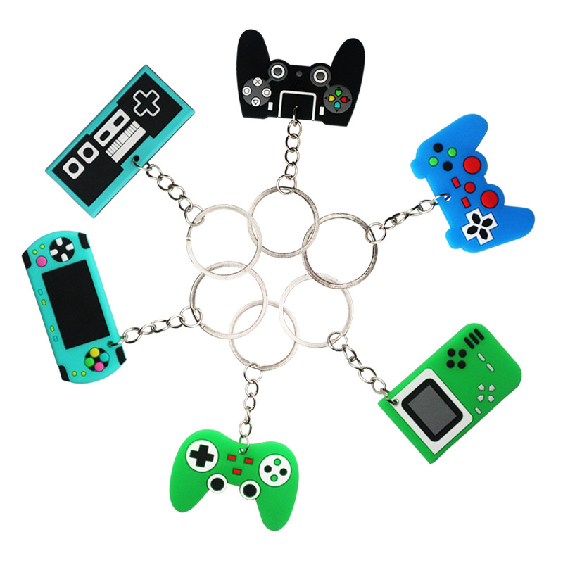 6/12PCS PVC Keychain Gamepad G - Gaming Console Keychain บทวิจารณ์และราคา