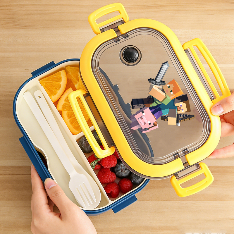 Minecrafted Bento Lunch Box Ga - Gaming Console Minecraft บทวิจารณ์และราคา