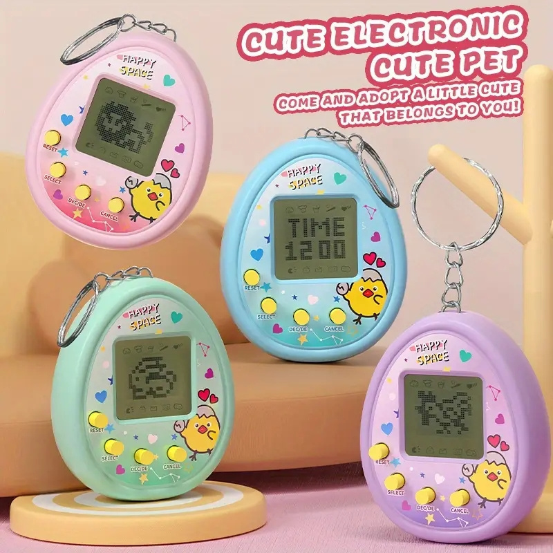 Cute Cartoon Handheld Virtual  - Gaming Console Keychain บทวิจารณ์และราคา