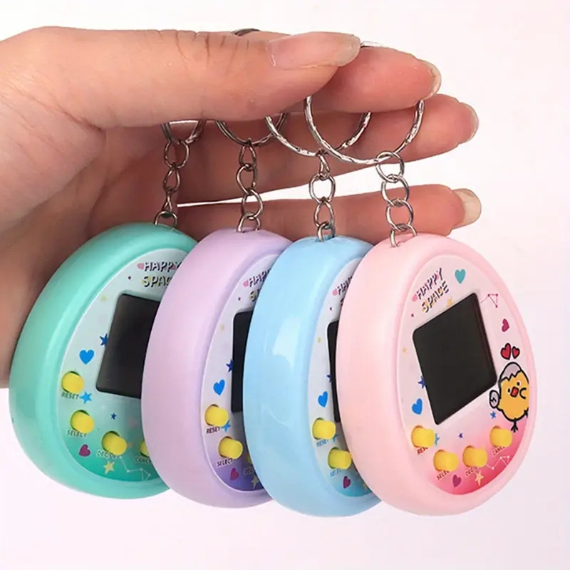 Cute Cartoon Handheld Virtual  - Gaming Console Keychain บทวิจารณ์และราคา