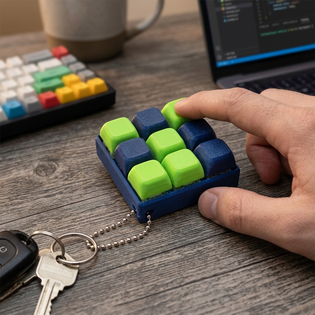 ABS Mechanical Button Keychain - Gaming Console Buttons บทวิจารณ์และราคา