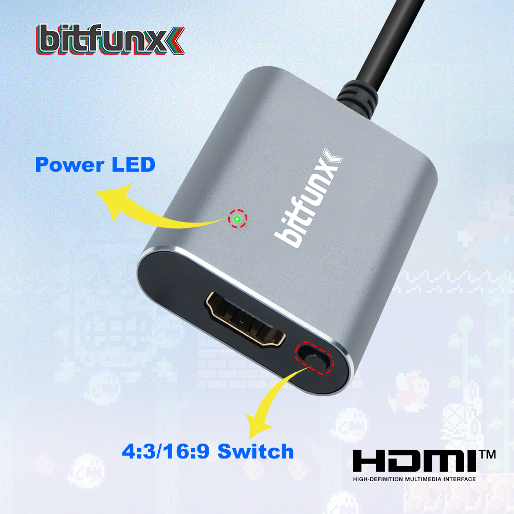 Bitfunx 720P HDMI™ Adapter S-v - Gaming Console Nintendo Switch บทวิจารณ์และราคา