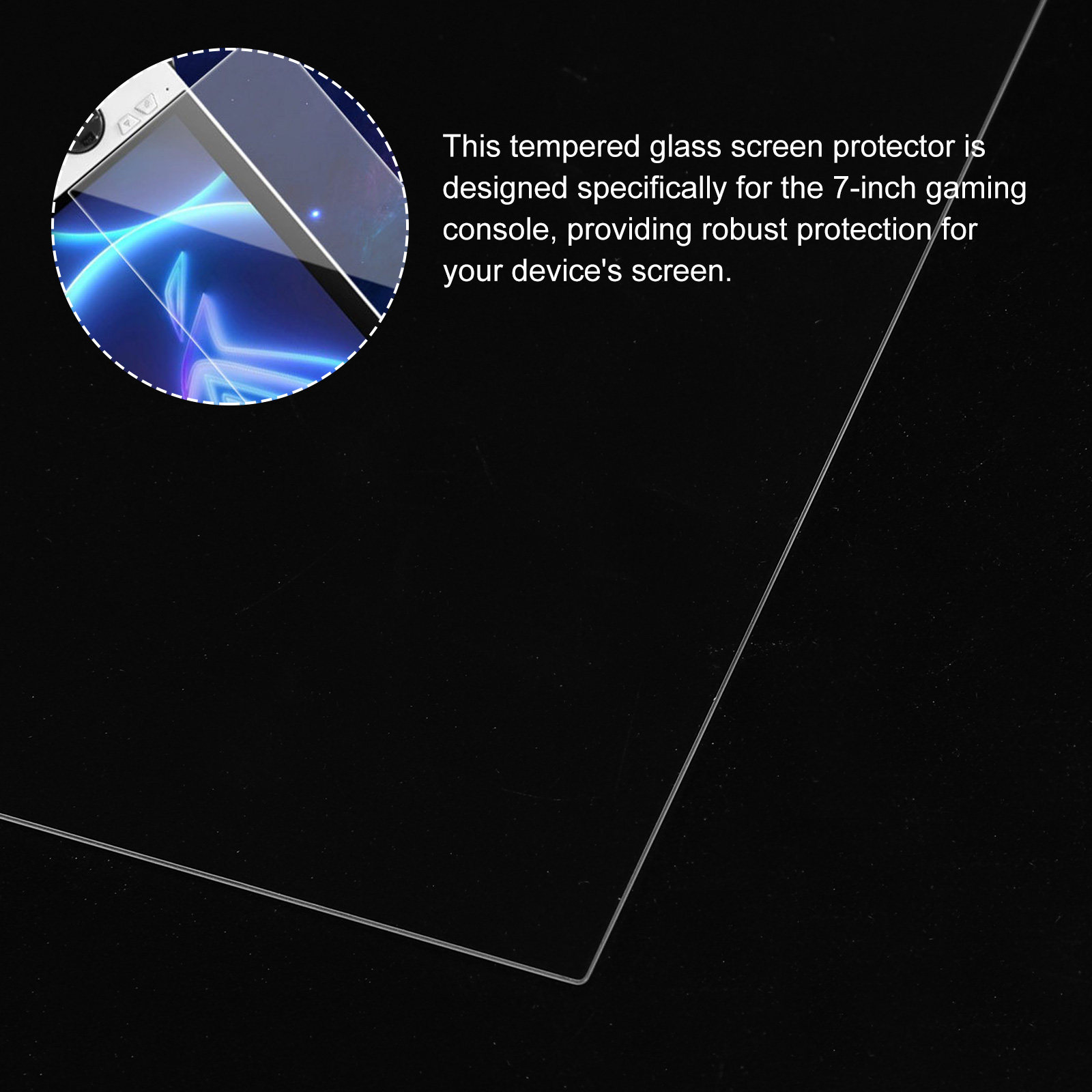 2Pcs 7 Inch Tempered Glass Scr - Gaming Console Definition บทวิจารณ์และราคา